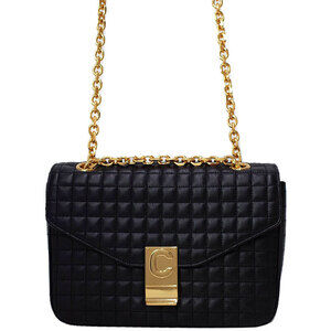 Celine Quilted Chain Shoulder Bag
